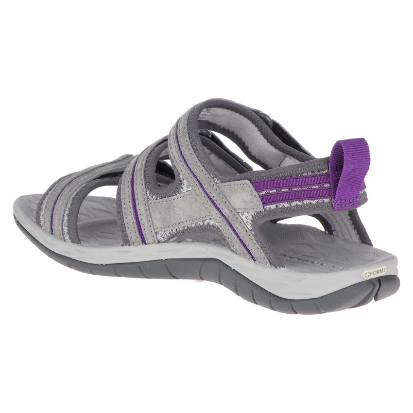 Sandales Merrell Siren 2 Strap Grise Femme | F.M.KAYB